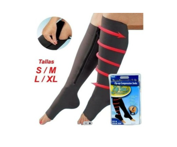 Medias de compresion zip sox